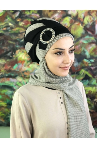 Creme Praktischer Turban 21EY3-01