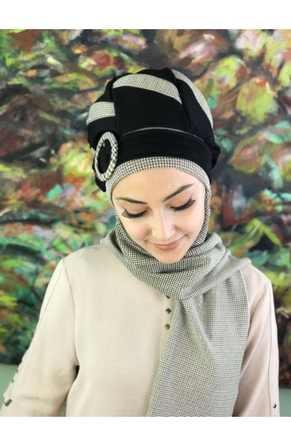 Creme Praktischer Turban 21EY3-01