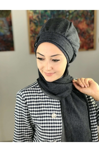 Turban Pret-a-Porter Gris Foncé 8AB12EKM-01