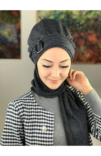 Turban Pret-a-Porter Gris Foncé 8AB12EKM-01