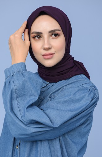 Medine İpeği Eşarp 90145-03 Mor