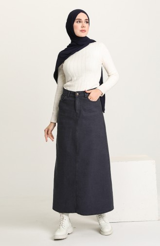 Dark Navy Blue Rok 3001-01