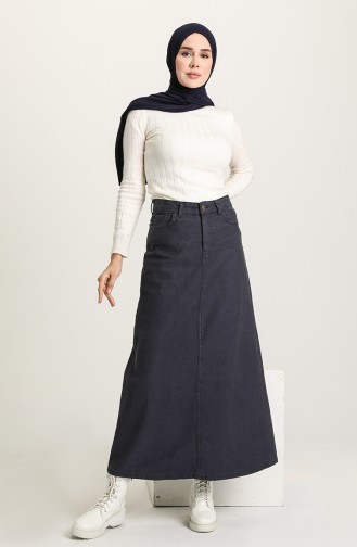 Dark Navy Blue Rok 3001-01