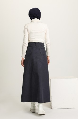 Dark Navy Blue Rok 3001-01