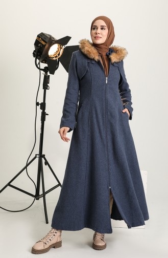 Hooded Coat 711930-04 Indigo 711930-04