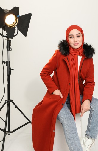 Brick Red Coat 4000-08