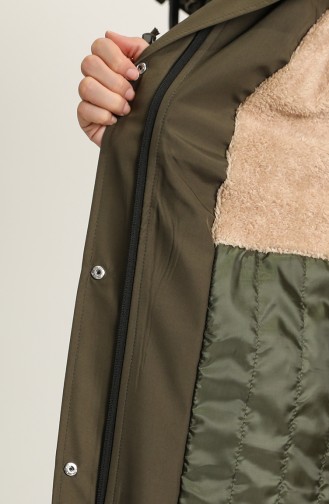 Khaki Winter Coat 4072-03