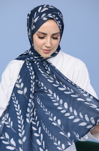 Navy Blue Shawl 2330-02