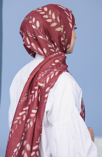 Claret Red Shawl 2330-04