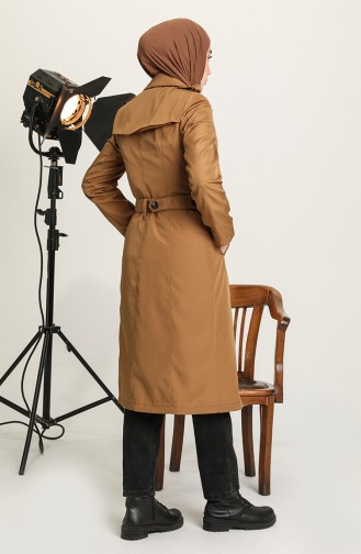 Tobacco Brown Trench Coats Models 1000-02