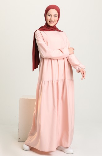 Powder Hijab Dress 1687-06