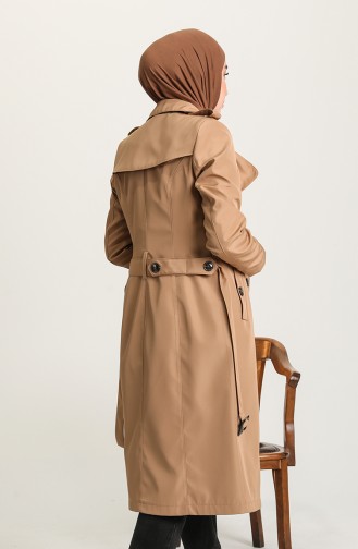 Beige Trench Coats Models 1000-01