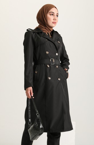 Black Trench Coats Models 1000-05