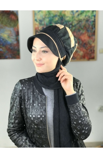 Cream Ready to wear Turban 21AŞ12EKM-01