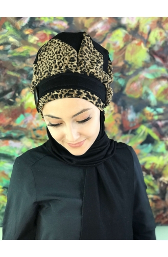 Brown Ready to Wear Turban 21EY7-01