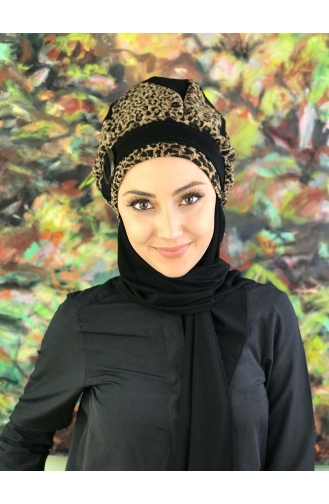 Brown Ready to wear Turban 21EY7-01