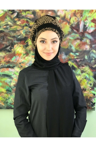 Brown Ready to wear Turban 21EY7-01