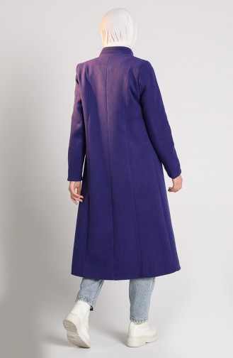 معطف طويل أزرق 4001-10