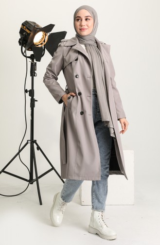 Trench Coat Gris 1000-03