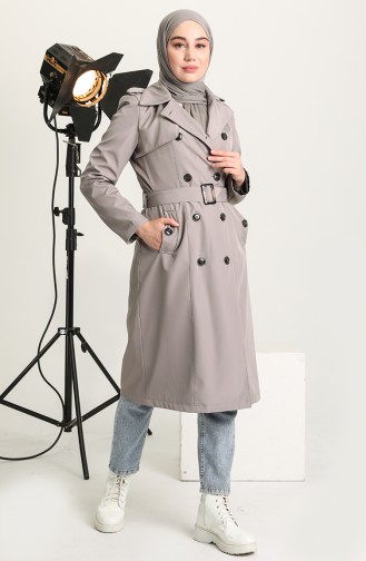 Trench Coat Gris 1000-03