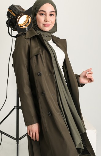 Khaki Trench Coats Models 1000-04