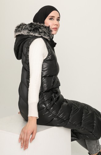 Gilet Sans Manches Noir 9595-01