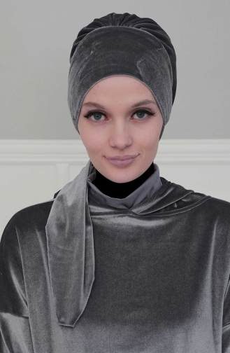 Gray Ready to Wear Turban 49K-05