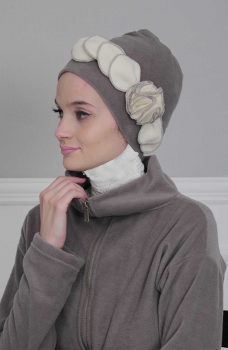 Creme Praktischer Turban 60P-04