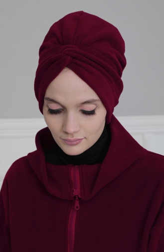 Claret red Ready to wear Turban 4P-03