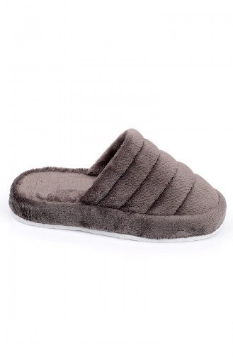 Gray Women`s House Slippers 7821-1