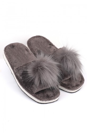 Gray Woman home slippers 7841-1