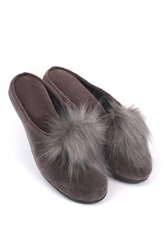 Gray Woman home slippers 7851-1