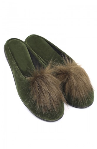 Khaki Woman home slippers 7852-2