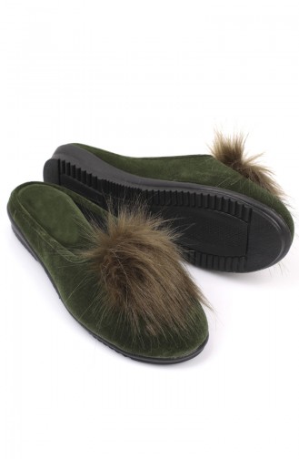 Khaki Woman home slippers 7852-2