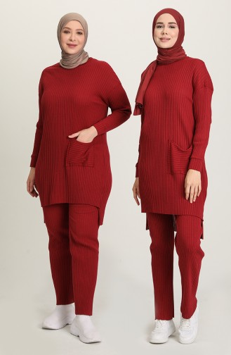 Claret Red Suit 7731-11