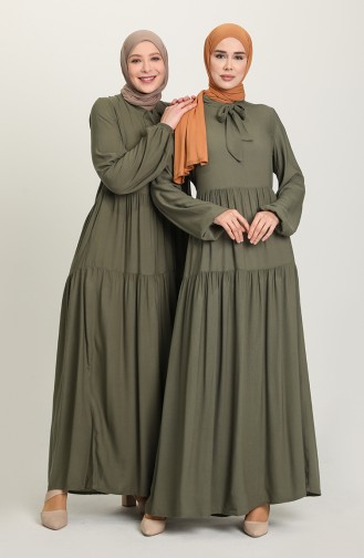 فستان كاكي 1681-01