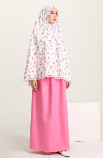 Pink Praying Dress 0977-01