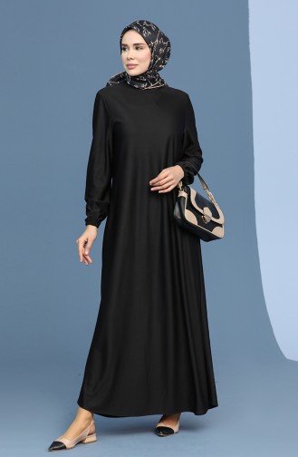 Black Hijab Dress 1959-01