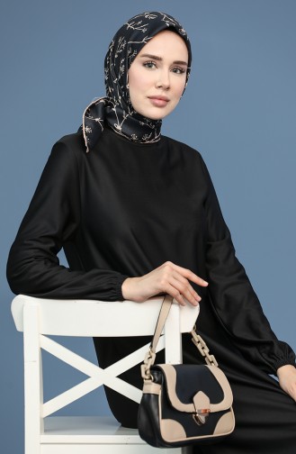 Schwarz Hijab Kleider 1959-01