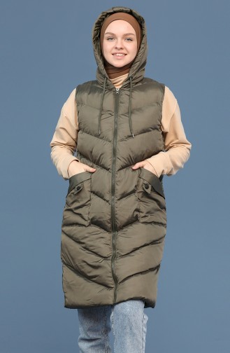 Khaki Gilet 3010-03