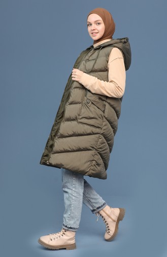 Khaki Gilet 3010-03