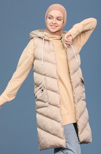 Beige Gilet 3010-05