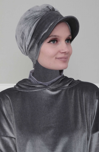 Dunkelblau Praktischer Turban 30K-06