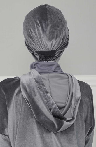 Dunkelblau Praktischer Turban 30K-06