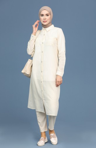 Cream Tuniek 7076-05