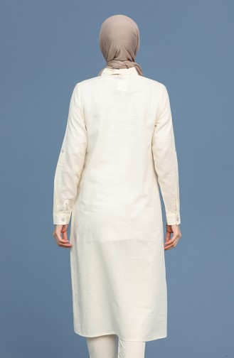 Cream Tuniek 7076-05