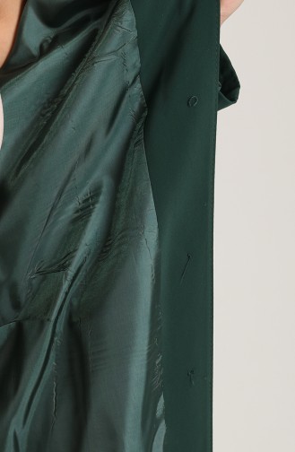 Smaragdgrün Trenchcoat 0411-02