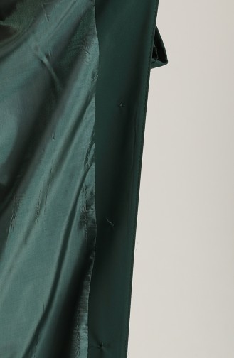 Smaragdgrün Trenchcoat 0597-03