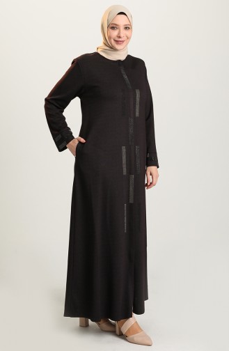 معطف فوقي برقوقي غامق 5037-04