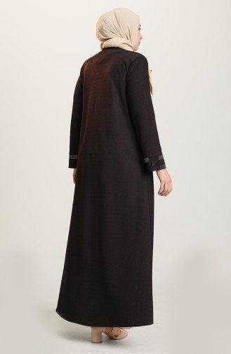 معطف فوقي برقوقي غامق 5037-04